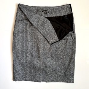 Express Grey Pencil Skirt